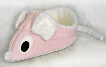 Novelty Collection Chelsea Mouse Bed Pink 24x13x12"